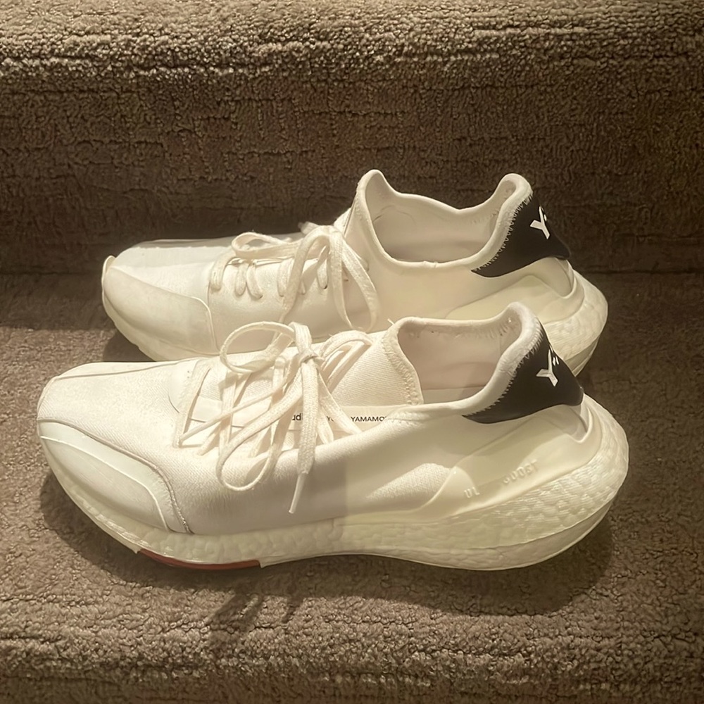Adidas Y-3 white sneakers 2021 in pretty good condition.